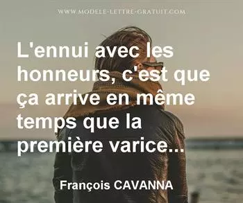 Citation de François CAVANNA