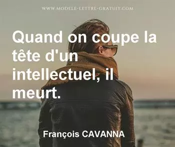 Citation de François CAVANNA