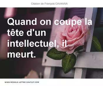 Citations François CAVANNA