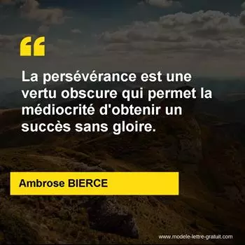 Citation Ambrose BIERCE