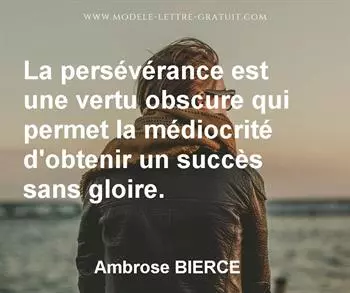 Citation de Ambrose BIERCE