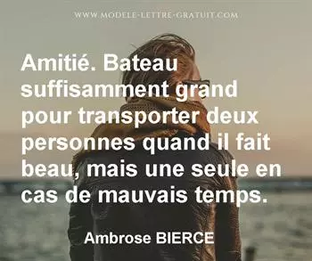 Citation de Ambrose BIERCE
