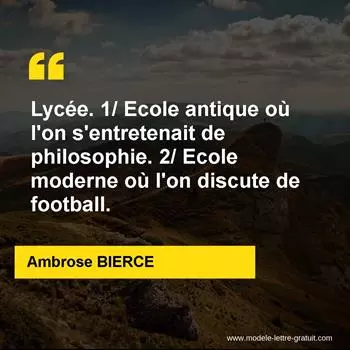 Citation Ambrose BIERCE