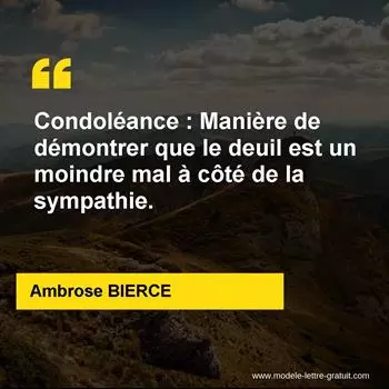 Citation Ambrose BIERCE