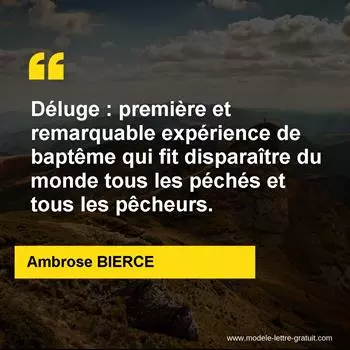 Citation Ambrose BIERCE