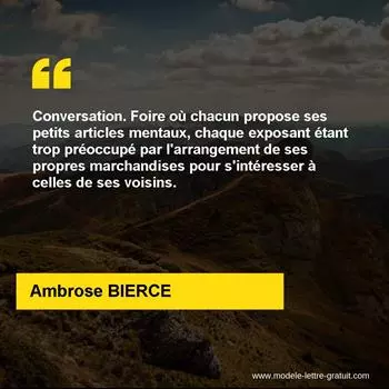 Citation Ambrose BIERCE
