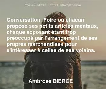 Citation de Ambrose BIERCE