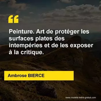 Citation Ambrose BIERCE
