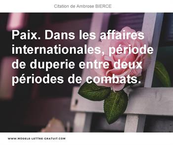 Citations Ambrose BIERCE