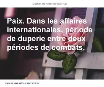 Citations Ambrose BIERCE