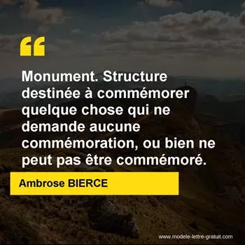 Citation Ambrose BIERCE