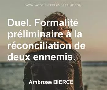 Citation de Ambrose BIERCE