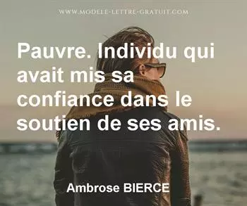 Citation de Ambrose BIERCE
