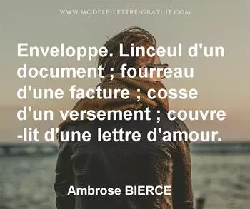 Citation de Ambrose BIERCE