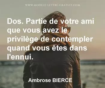 Citation de Ambrose BIERCE