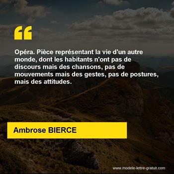 Citation de Ambrose BIERCE