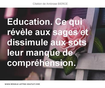 Citations Ambrose BIERCE