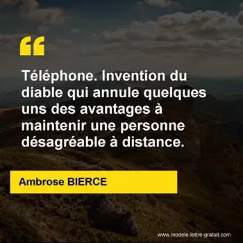 Citation Ambrose BIERCE