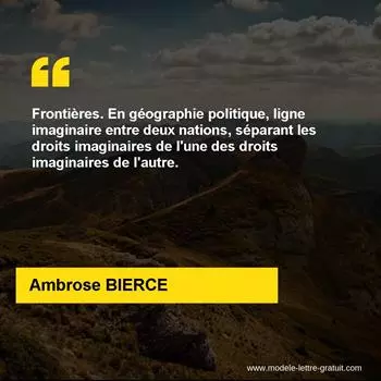 Citation Ambrose BIERCE