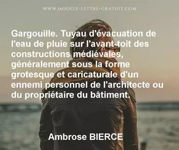 Citation de Ambrose BIERCE