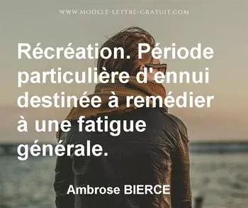 Citation de Ambrose BIERCE
