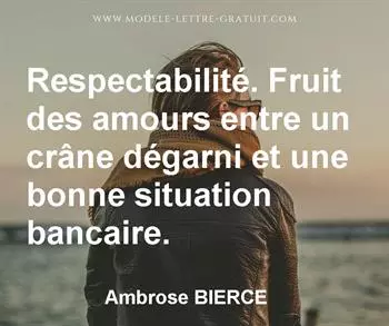 Citation de Ambrose BIERCE