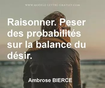 Citation de Ambrose BIERCE