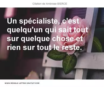 Citations Ambrose BIERCE