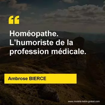 Citation Ambrose BIERCE