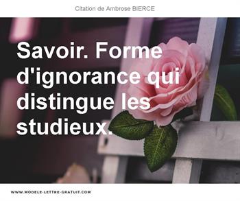 Citations Ambrose BIERCE