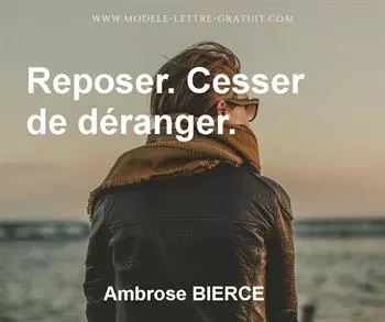 Citation de Ambrose BIERCE