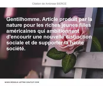 Citations Ambrose BIERCE
