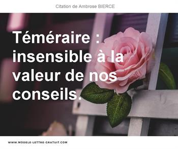 Citations Ambrose BIERCE
