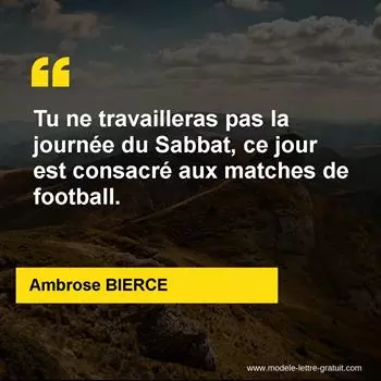 Citation Ambrose BIERCE