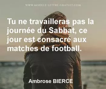 Citation de Ambrose BIERCE