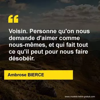 Citation Ambrose BIERCE