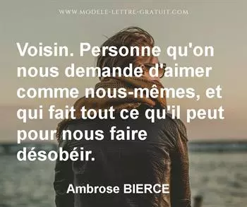 Citation de Ambrose BIERCE