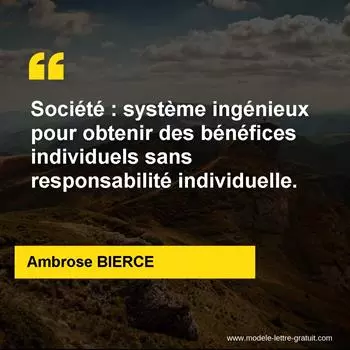 Citation Ambrose BIERCE