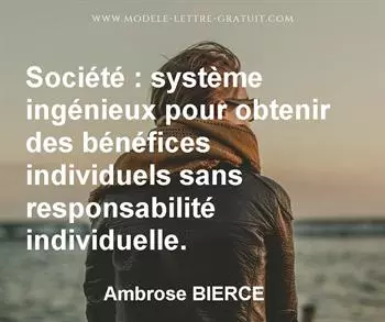 Citation de Ambrose BIERCE