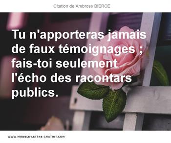 Citations Ambrose BIERCE