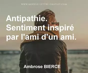 Citation de Ambrose BIERCE