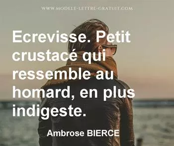 Citation de Ambrose BIERCE