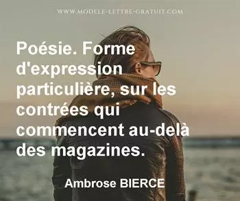 Citation de Ambrose BIERCE
