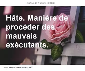 Citations Ambrose BIERCE