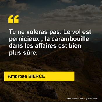 Citation de Ambrose BIERCE