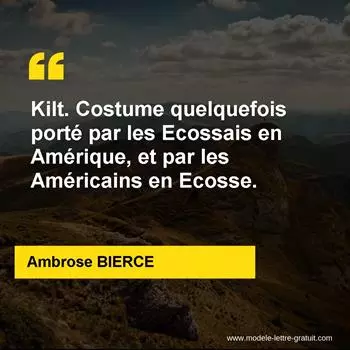 Citation Ambrose BIERCE