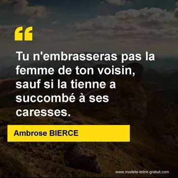 Citation Ambrose BIERCE