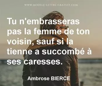 Citation de Ambrose BIERCE