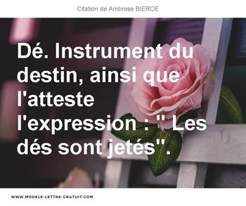 Citations Ambrose BIERCE
