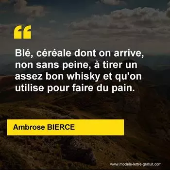 Citation Ambrose BIERCE